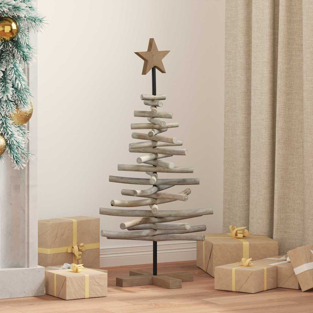 Julgran Brun 90 cm Massivt teakträ