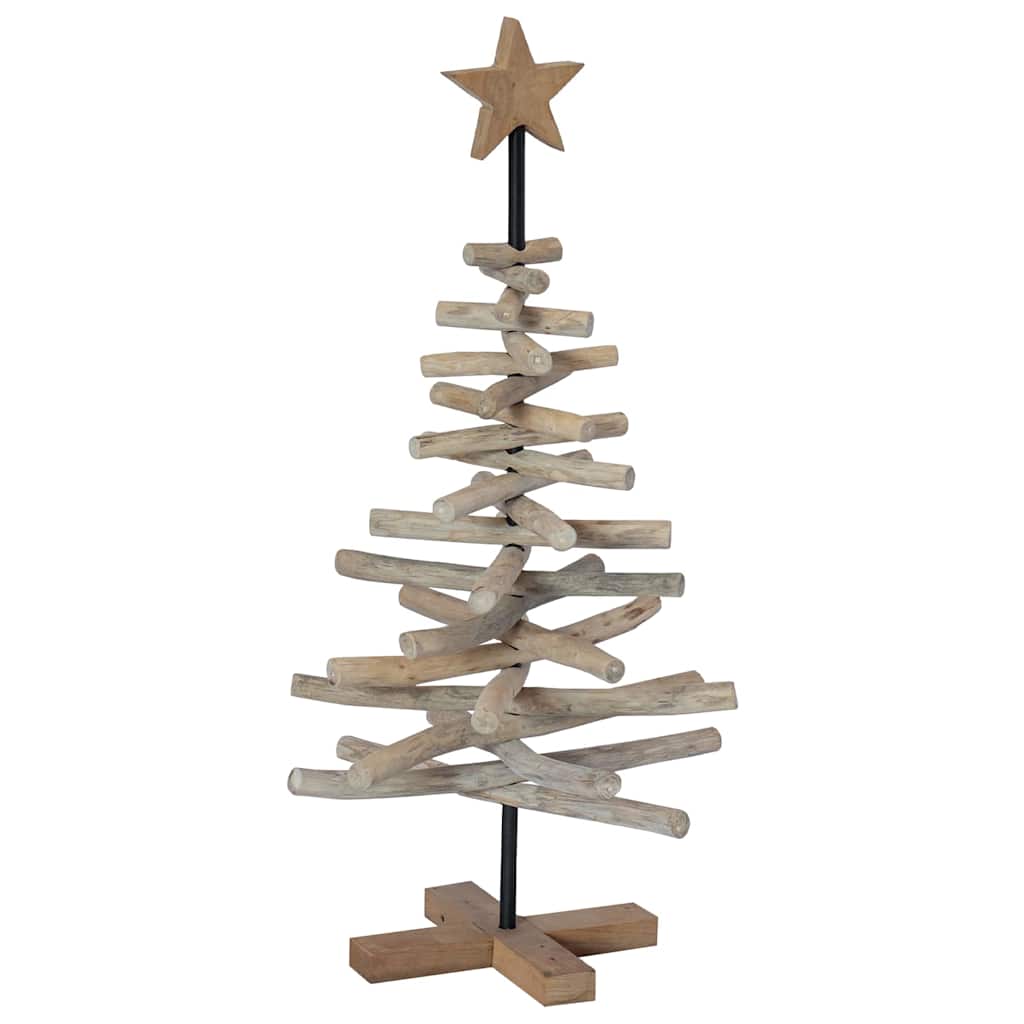 Julgran Brun 90 cm Massivt teakträ