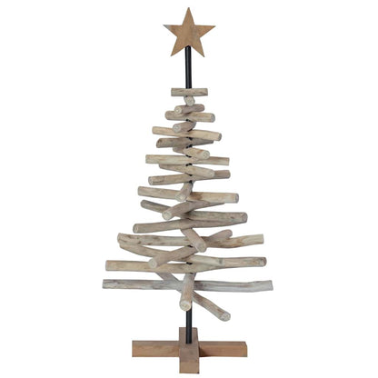 Julgran Brun 90 cm Massivt teakträ
