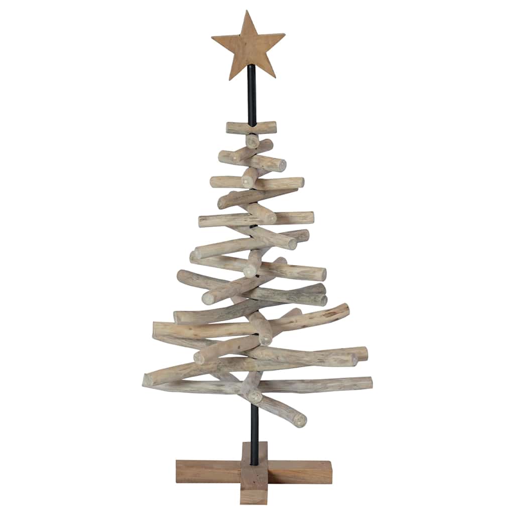 Julgran Brun 90 cm Massivt teakträ