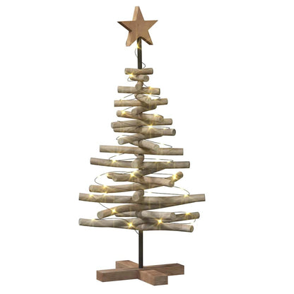Julgran Brun 90 cm Massivt teakträ