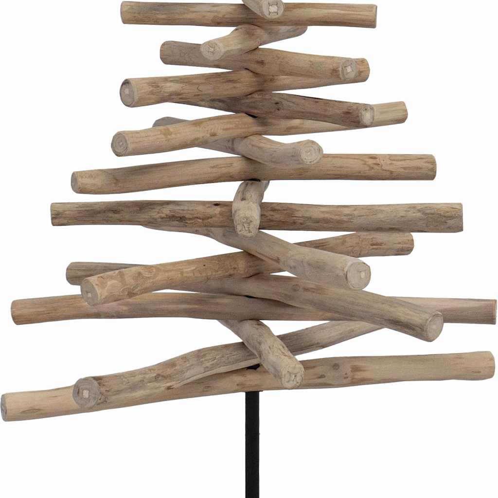 Julgran Brun 120 cm Massivt teakträ