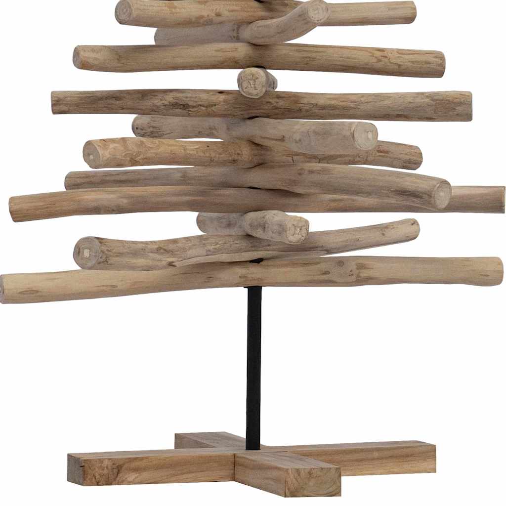 Julgran Brun 120 cm Massivt teakträ