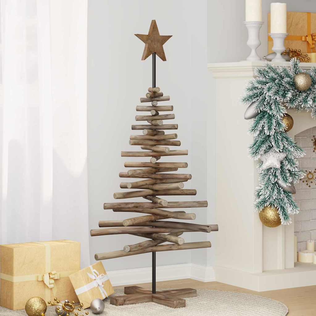 Julgran Brun 120 cm Massivt teakträ