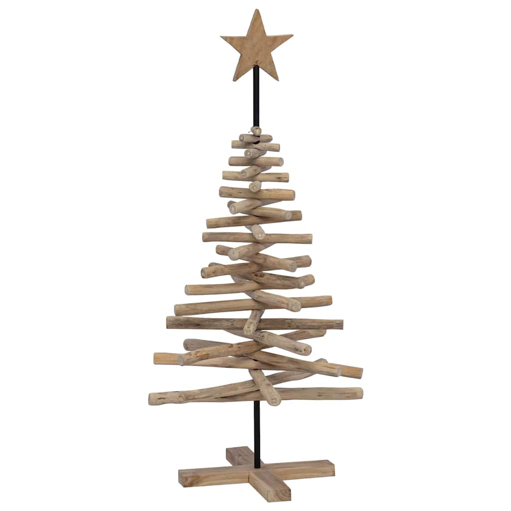 Julgran Brun 120 cm Massivt teakträ