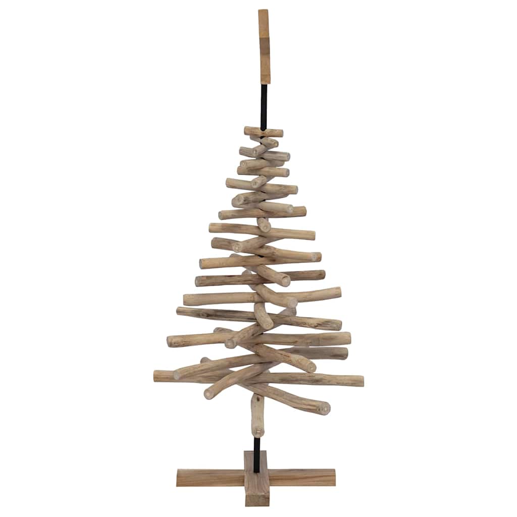 Julgran Brun 120 cm Massivt teakträ
