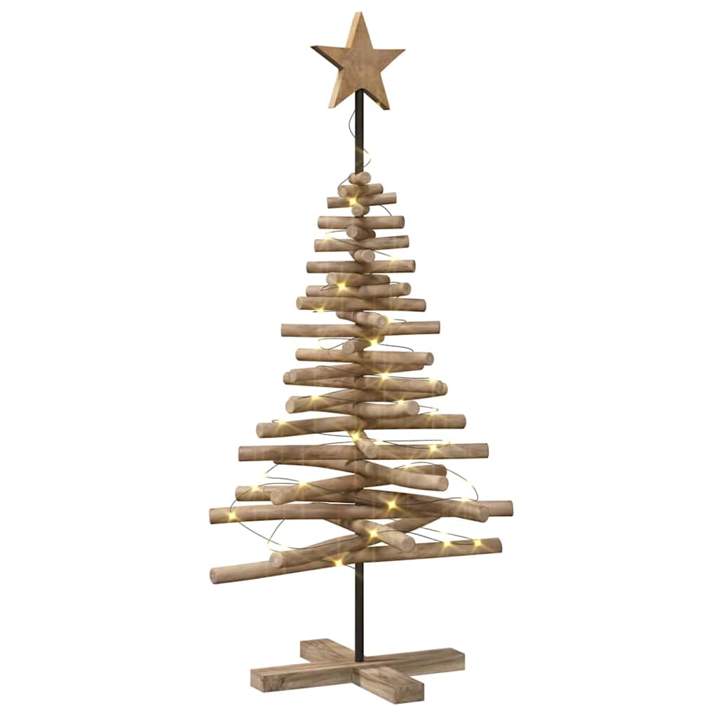 Julgran Brun 120 cm Massivt teakträ