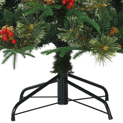 Plast Hingad Julgran Grön 180 cm PVC, PE och Stål