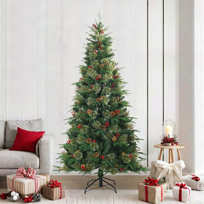 Plast Hingad Julgran Grön 240 cm PVC, PE och Stål