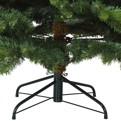 Plast Hingad Julgran med stativ Grön 210 cm PVC, PE och stål
