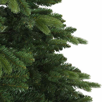 Plast Hingad Julgran med stativ Grön 240 cm PVC, PE och stål