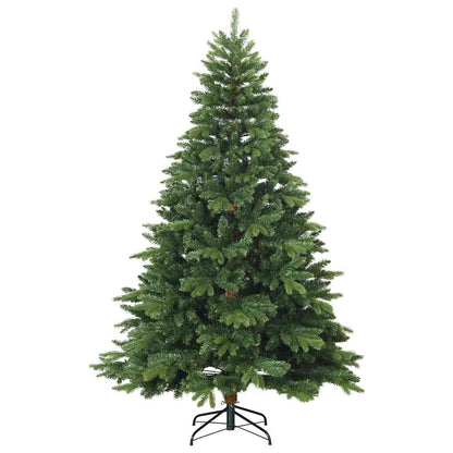 Plast Hingad Julgran med stativ Grön 240 cm PVC, PE och stål