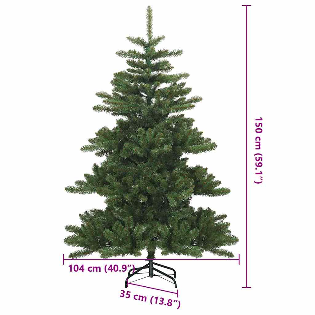Plast Hingad Julgran Grön 150 cm PVC, stål