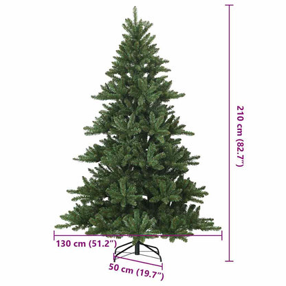 Plast Hingad Julgran Grön 210 cm PVC, stål