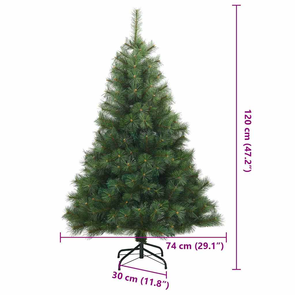 Plast Hingad Julgran Grön 120 cm PVC, stål