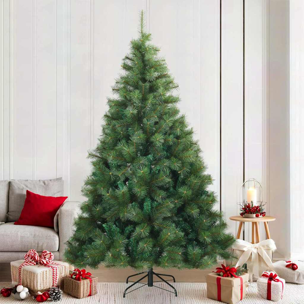 Plast Hingad Julgran Grön 210 cm PVC, stål