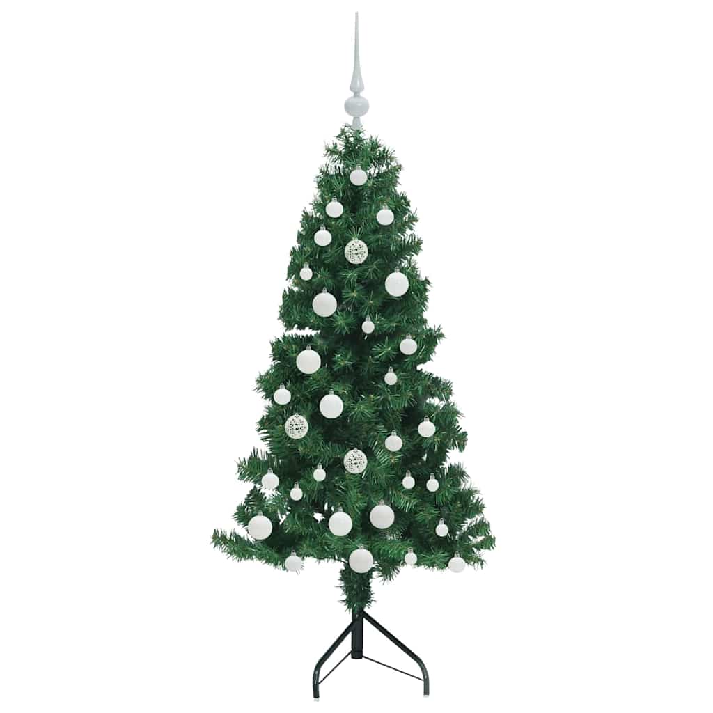 Hörn Kunstgjord Julgran med stativ Grön 150 cm PVC och metall