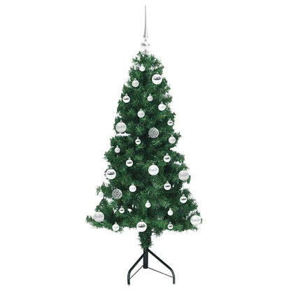 Hörn Kunstgjord Julgran med stativ Grön 150 cm PVC och metall