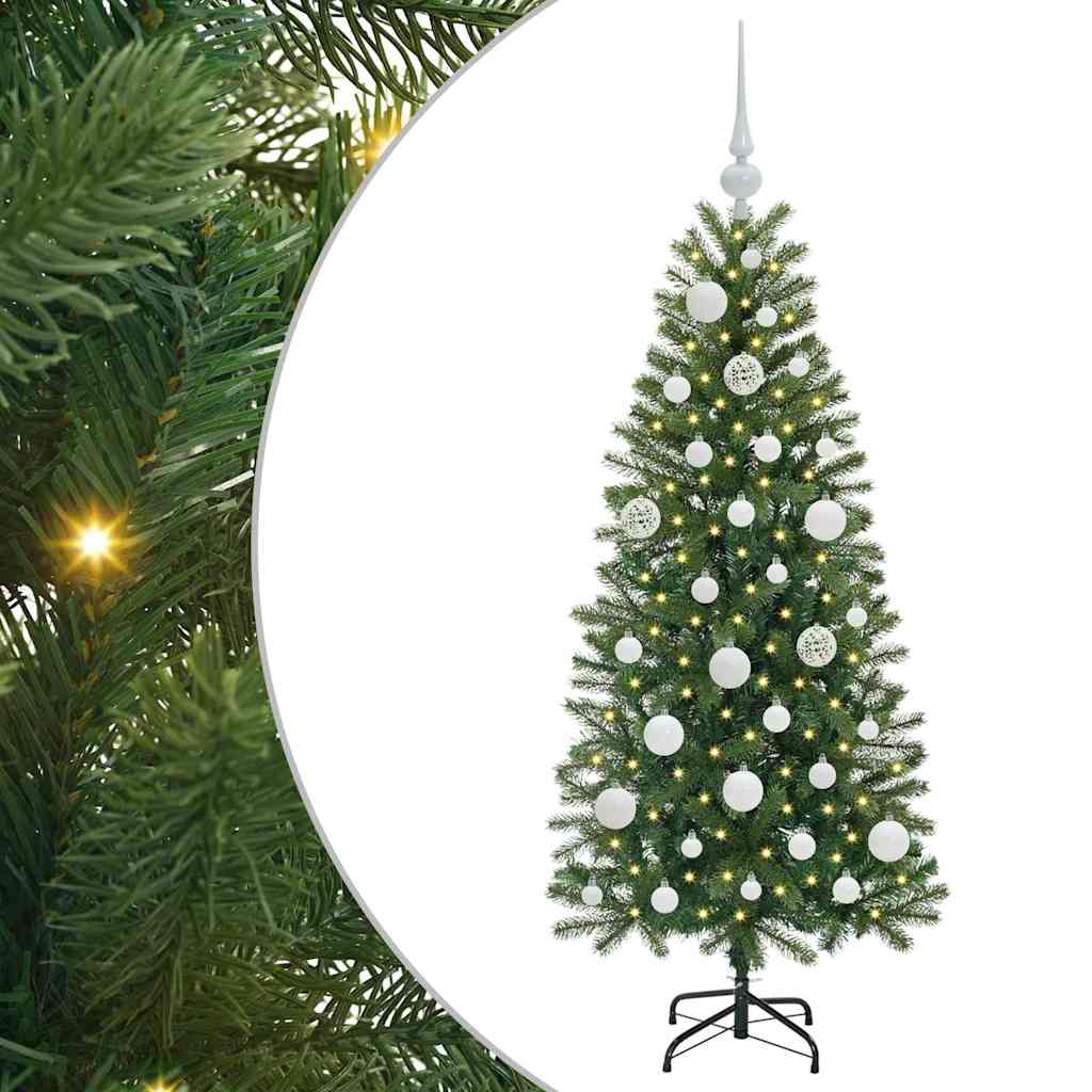 Konstgjord julgran Grön 120 cm PE och PVC