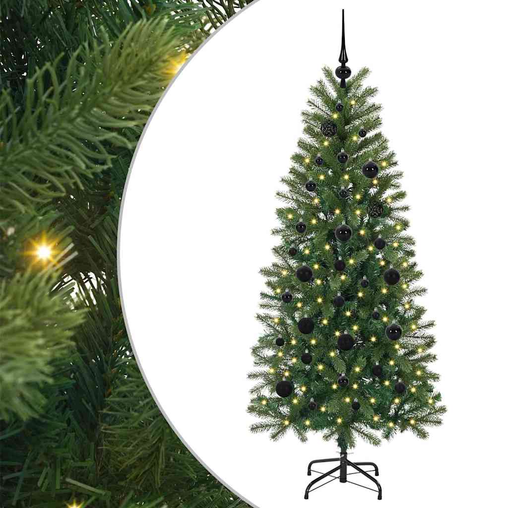Konstgjord julgran Grön 150 cm PE och PVC