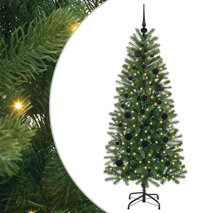 Konstgjord julgran Grön 150 cm PE och PVC