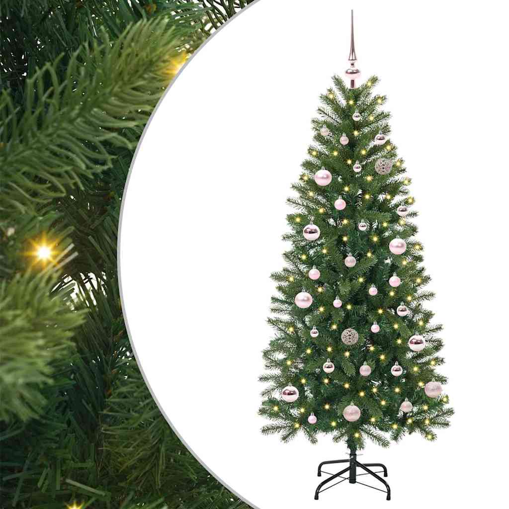 Konstgjord julgran Grön 150 cm PE och PVC