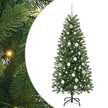 Konstgjord julgran Grön 150 cm PE och PVC