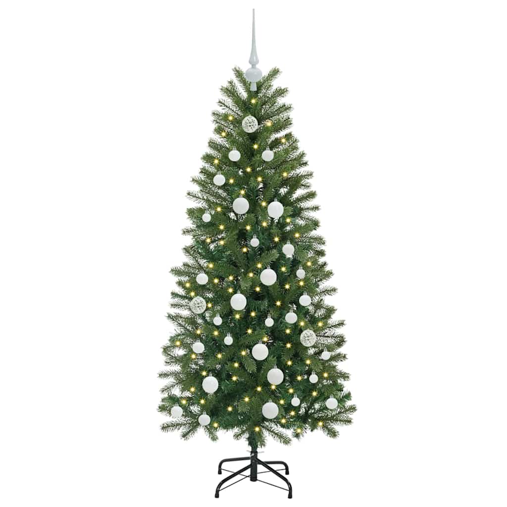 Konstgjord julgran Grön 150 cm PE och PVC