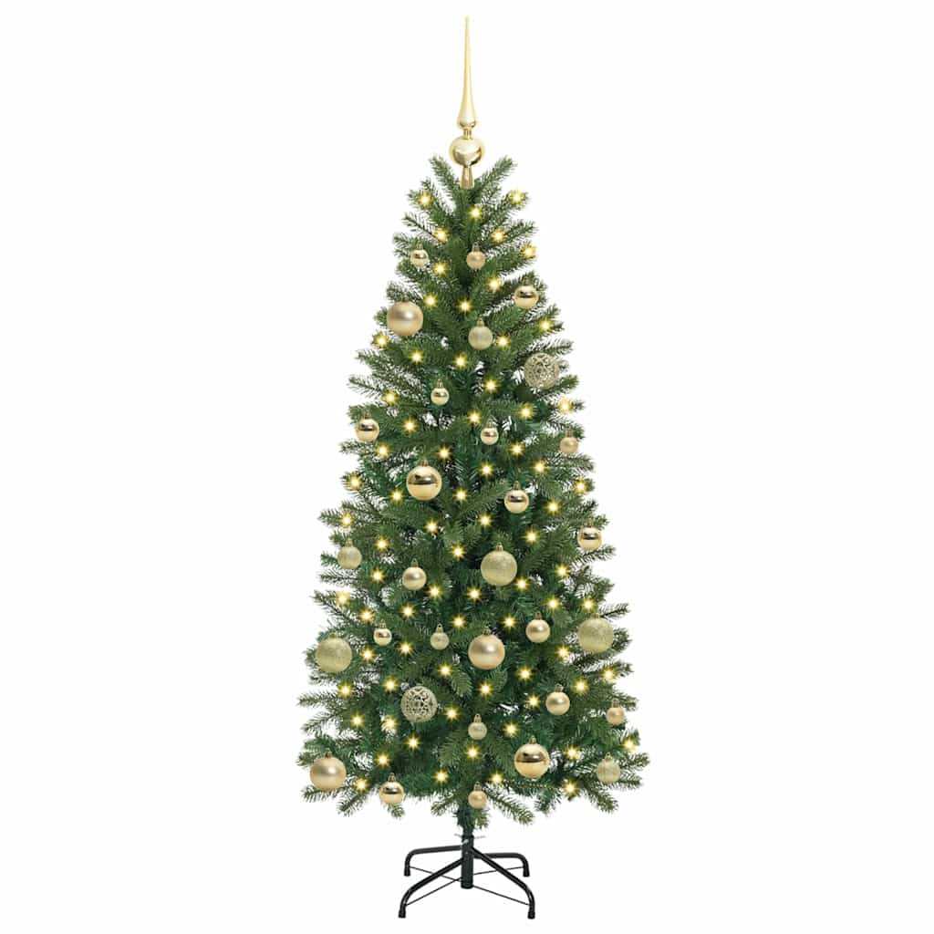 Konstgjord julgran Grön 150 cm PE och PVC