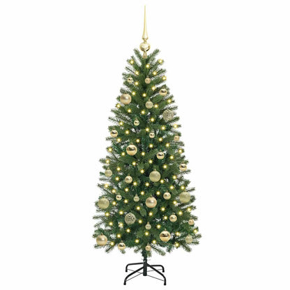 Konstgjord julgran Grön 150 cm PE och PVC
