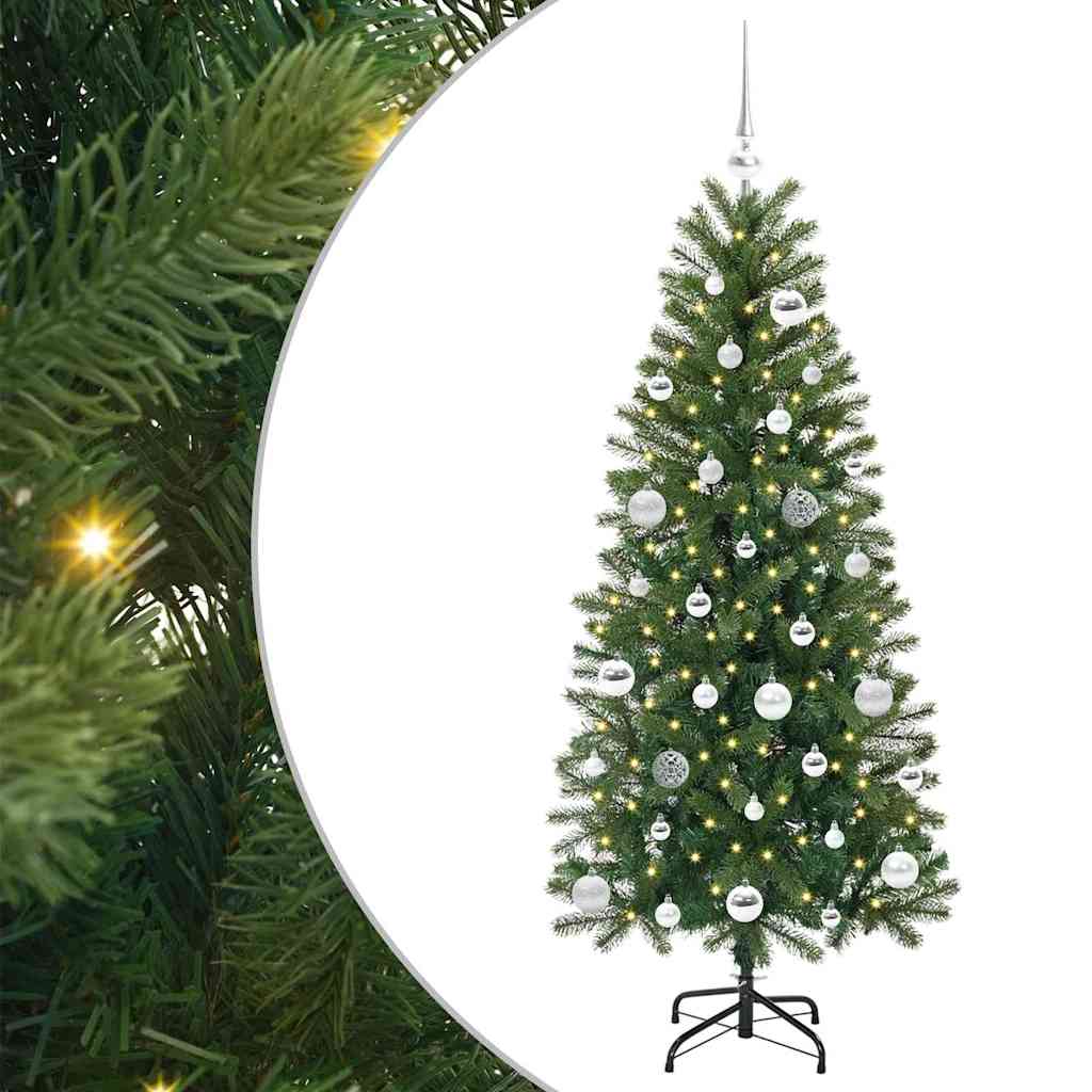 Konstgjord julgran Grön 150 cm PE och PVC