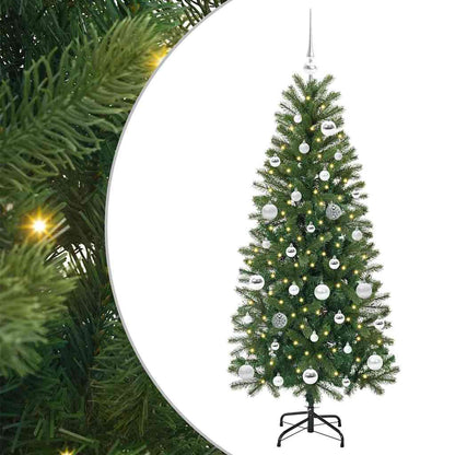 Konstgjord julgran Grön 150 cm PE och PVC