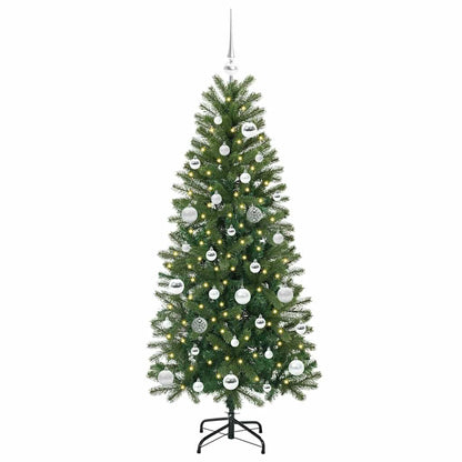 Konstgjord julgran Grön 150 cm PE och PVC