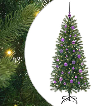 Konstgjord julgran Grön 150 cm PE och PVC