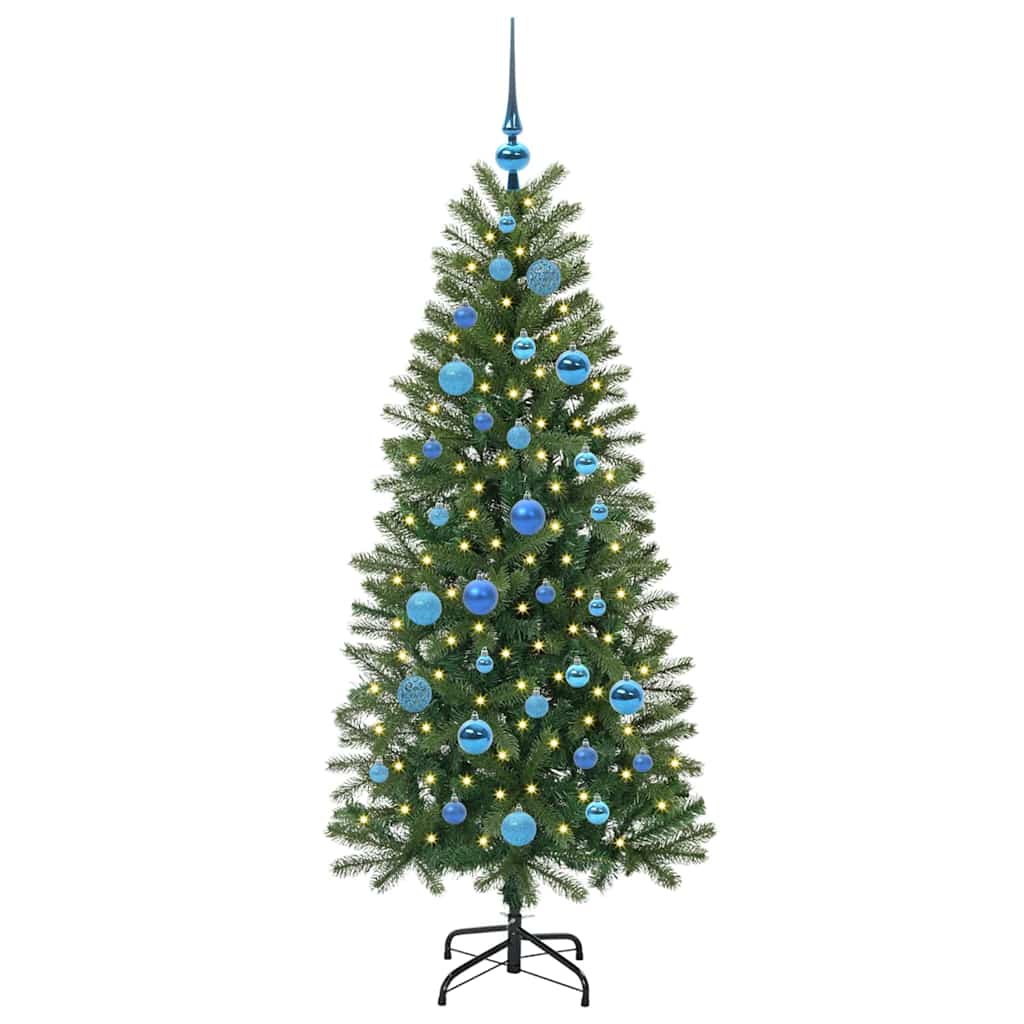 Konstgjord julgran Grön 150 cm PE och PVC