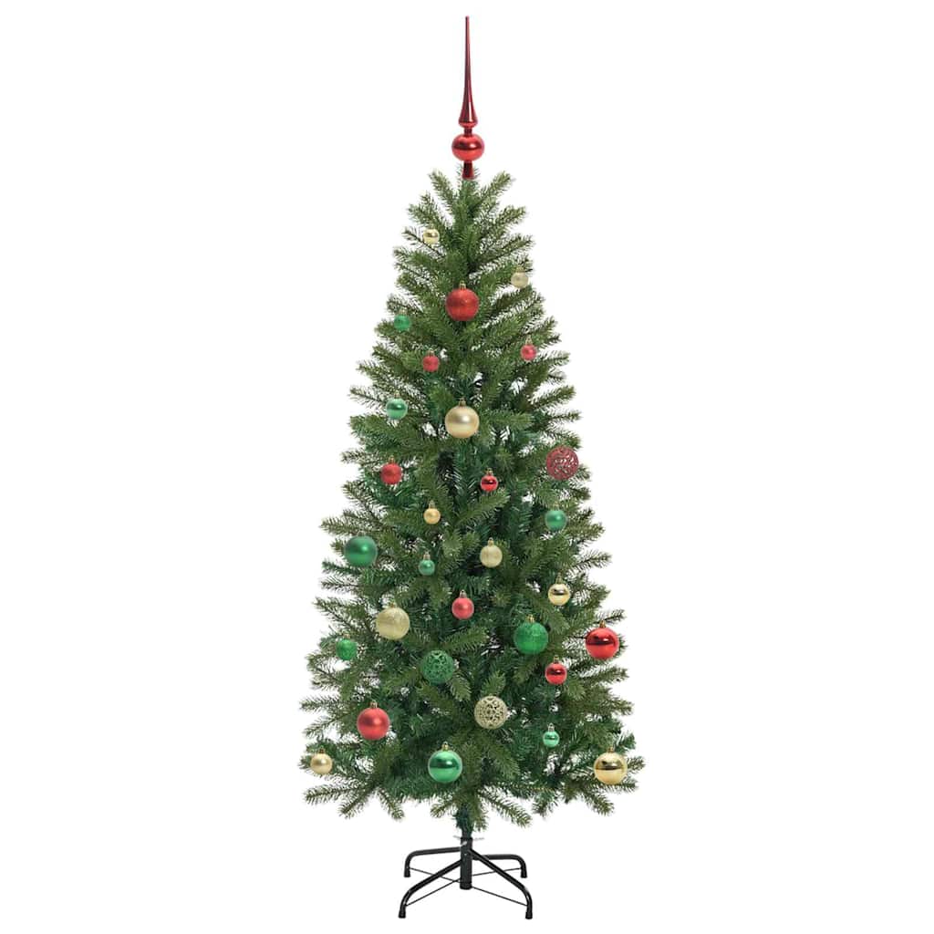 Konstgjord julgran Grön 150 cm PE och PVC