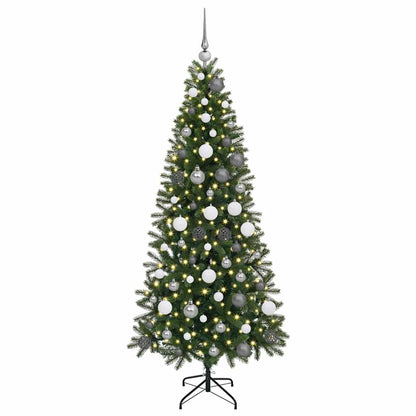 Konstgjord julgran Grön 180 cm PE och PVC