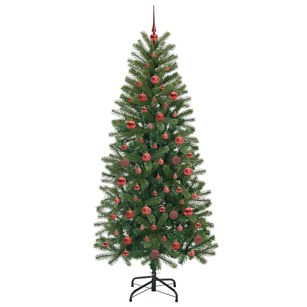 Konstgjord julgran Grön 180 cm PE och PVC