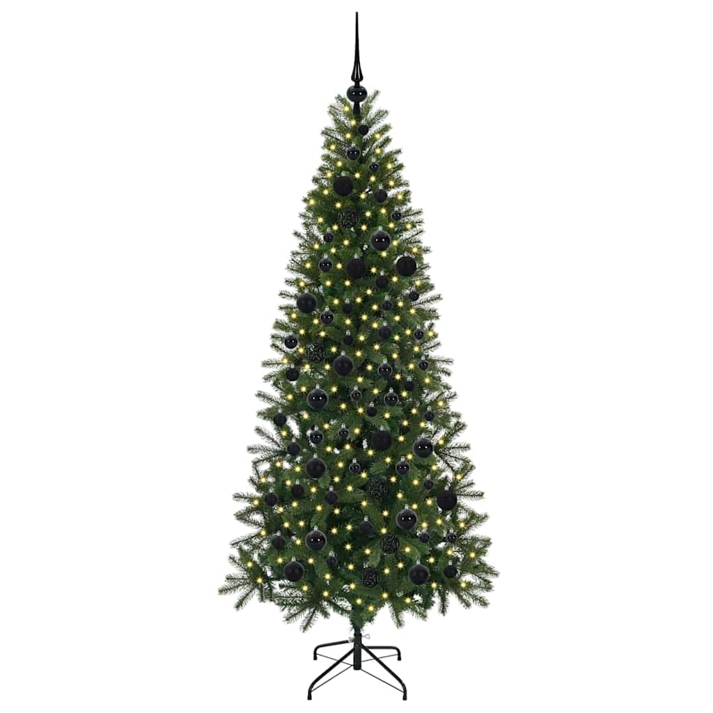 Konstgjord julgran Grön 180 cm PE och PVC