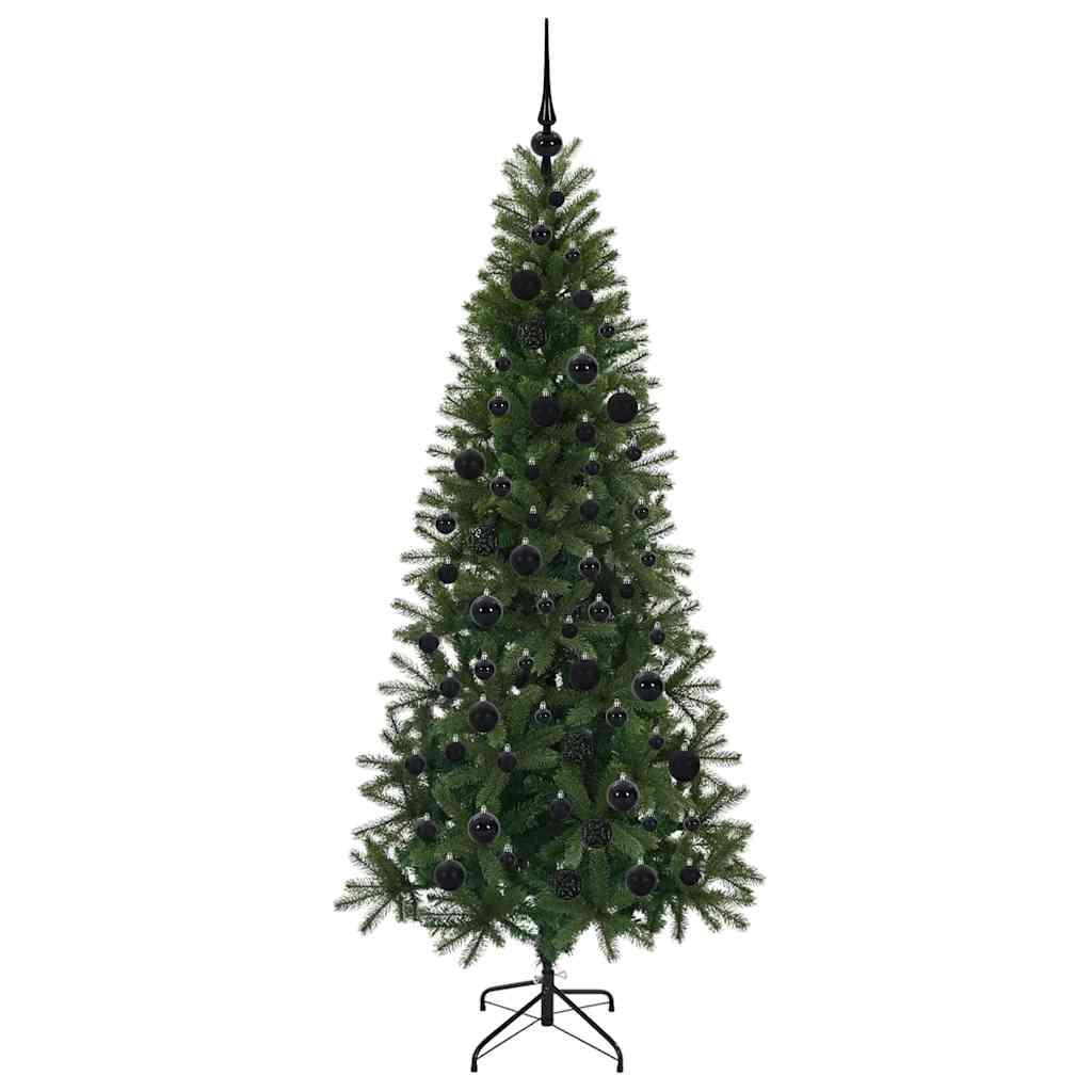 Konstgjord julgran Grön 180 cm PE och PVC