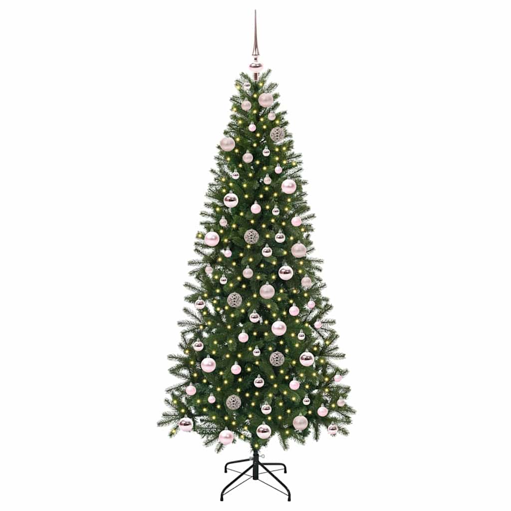 Konstgjord julgran Grön 180 cm PE och PVC