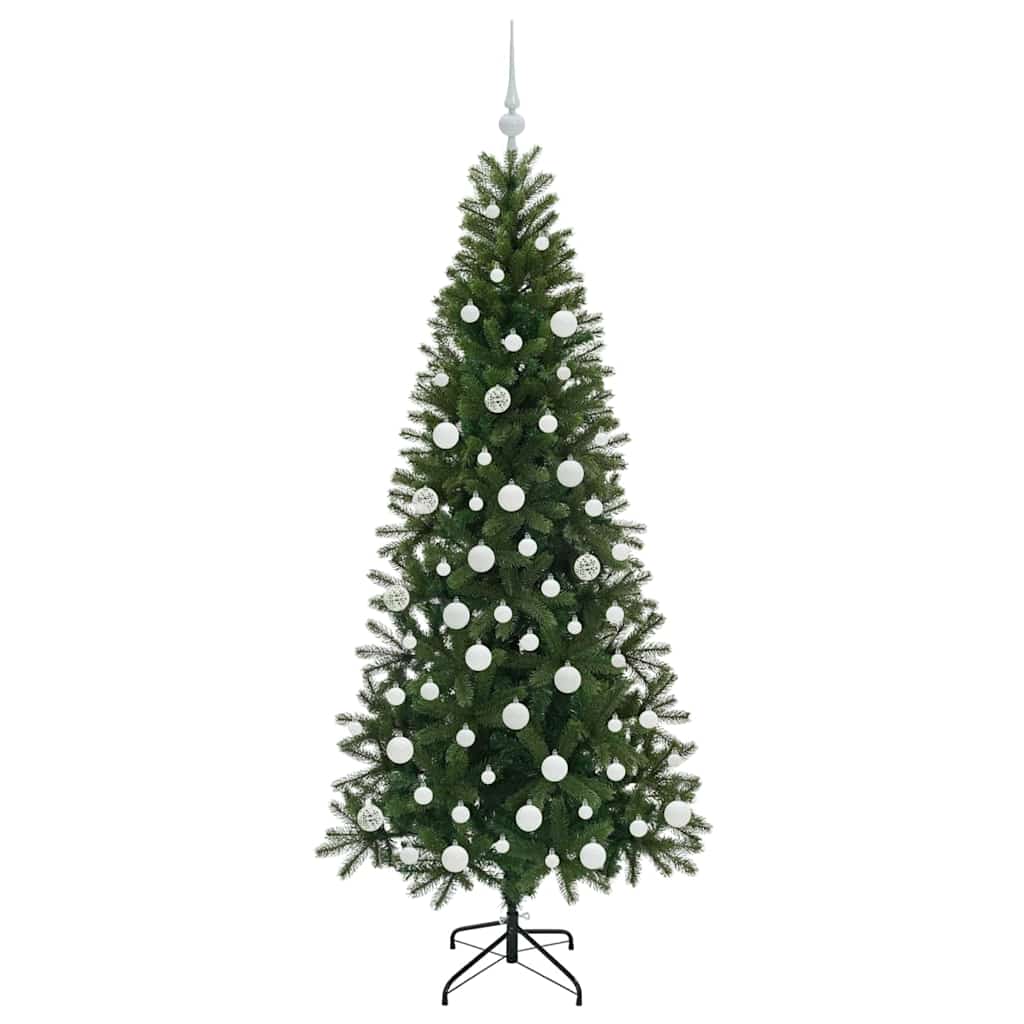 Konstgjord julgran Grön 180 cm PE och PVC