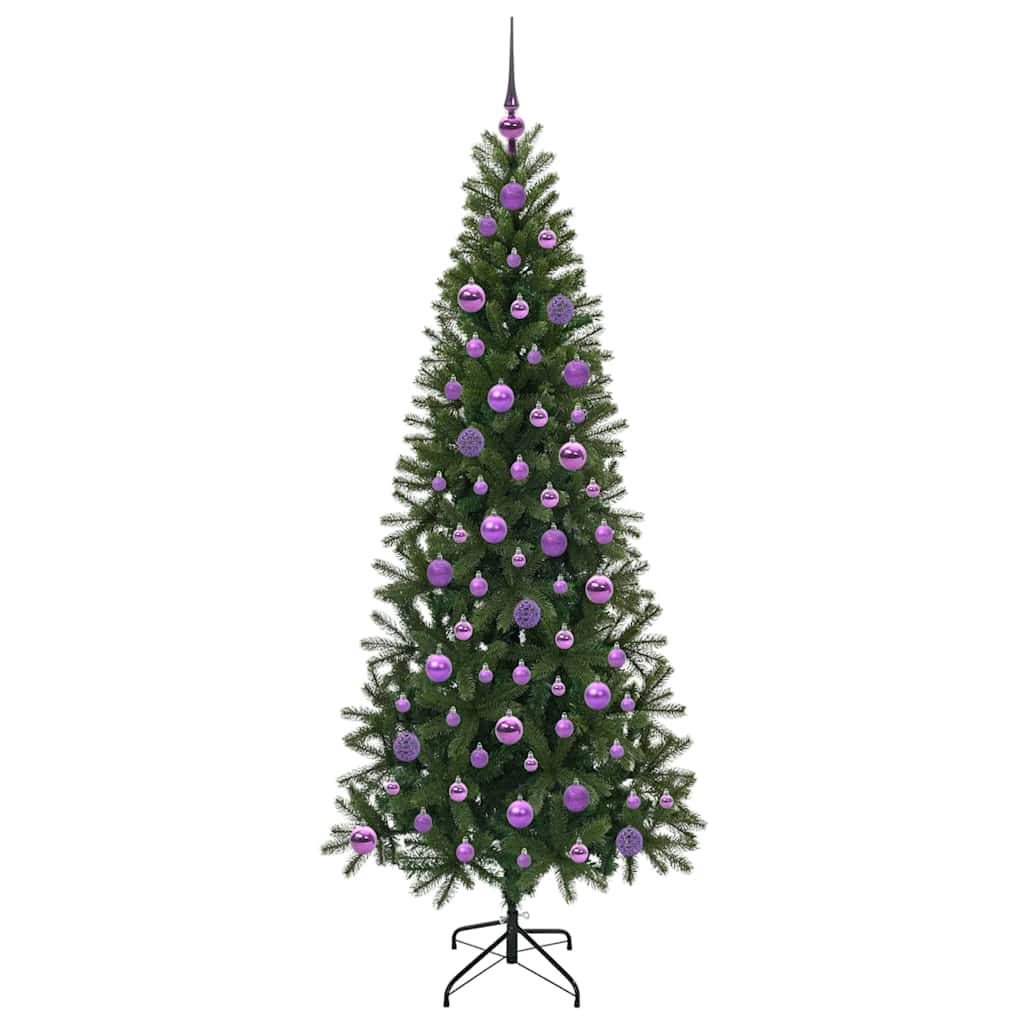 Konstgjord julgran Grön 180 cm PE och PVC