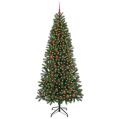 Konstgjord julgran Grön 210 cm PE och PVC