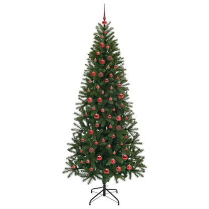 Konstgjord julgran Grön 210 cm PE och PVC