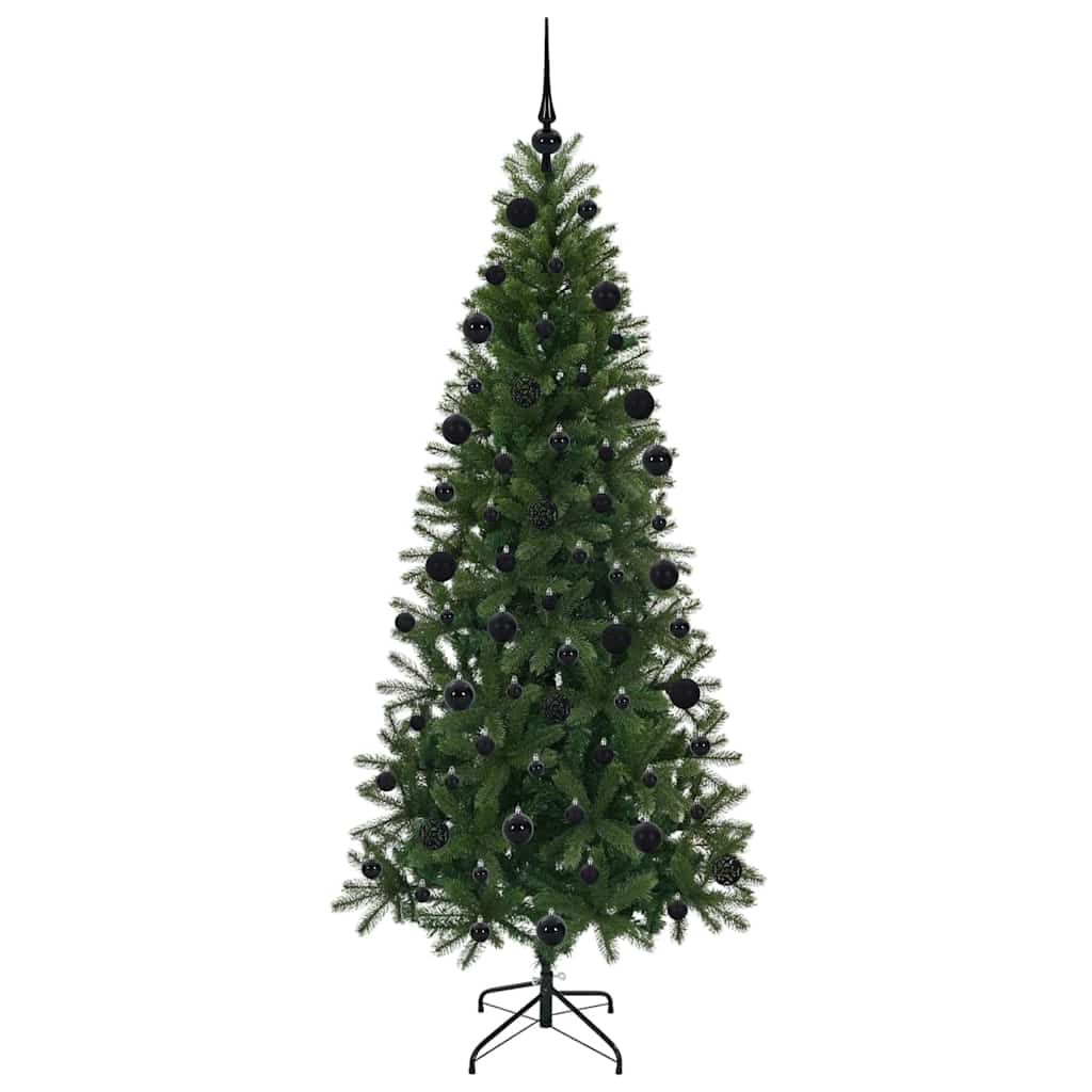 Konstgjord julgran Grön 210 cm PE och PVC