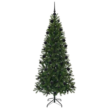 Konstgjord julgran Grön 210 cm PE och PVC