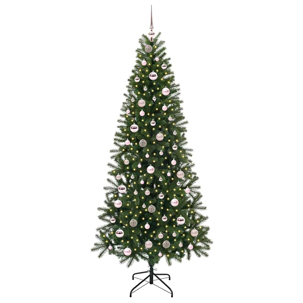Konstgjord julgran Grön 210 cm PE och PVC