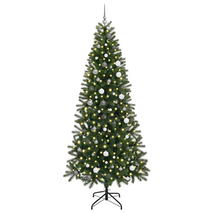 Konstgjord julgran Grön 240 cm PE och PVC
