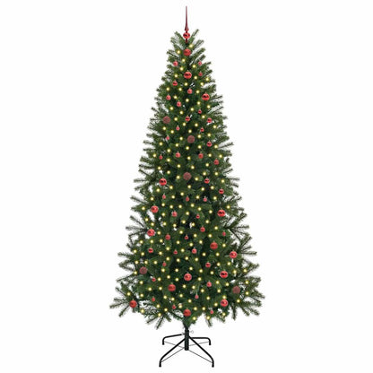 Konstgjord julgran Grön 240 cm PE och PVC